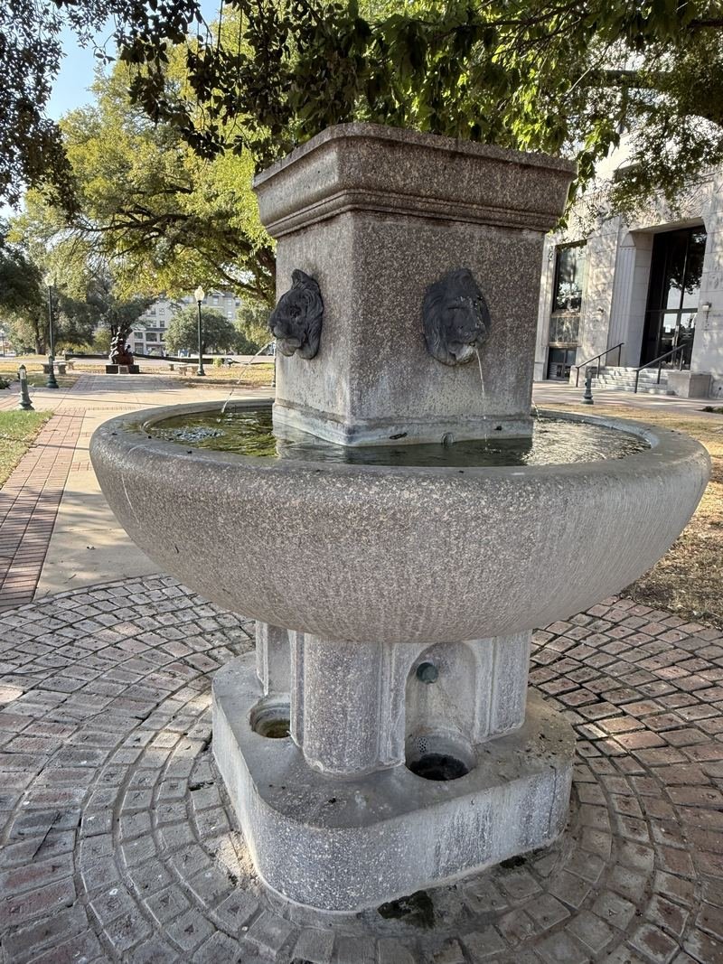 The Fountain for Horses — National Humane Alliance fountain, Waco, Texas