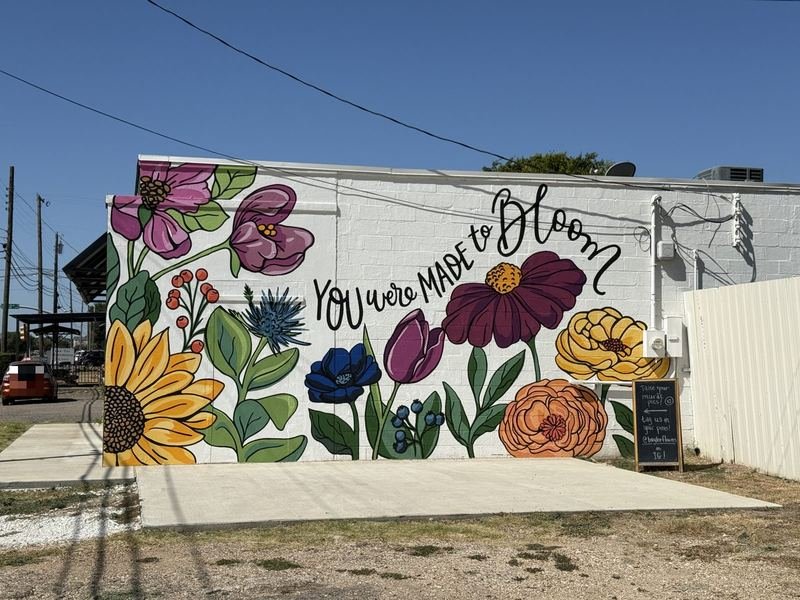 Made to Bloom — mural in Waco, Texas