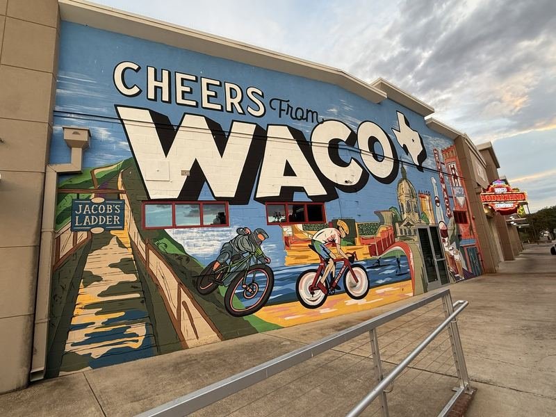 Cheers From Waco — Straight on, from the ramp