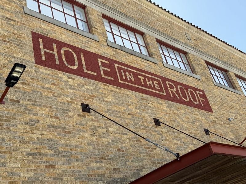 The Fine-Print Wall — The rooftop lettering