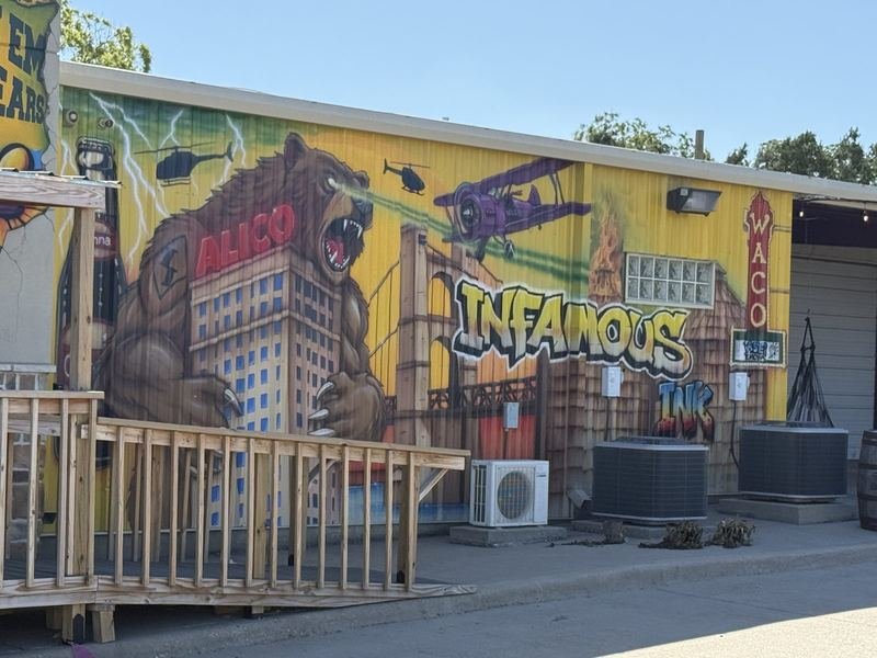 The Building With Tattoos — The bear takes the ALICO