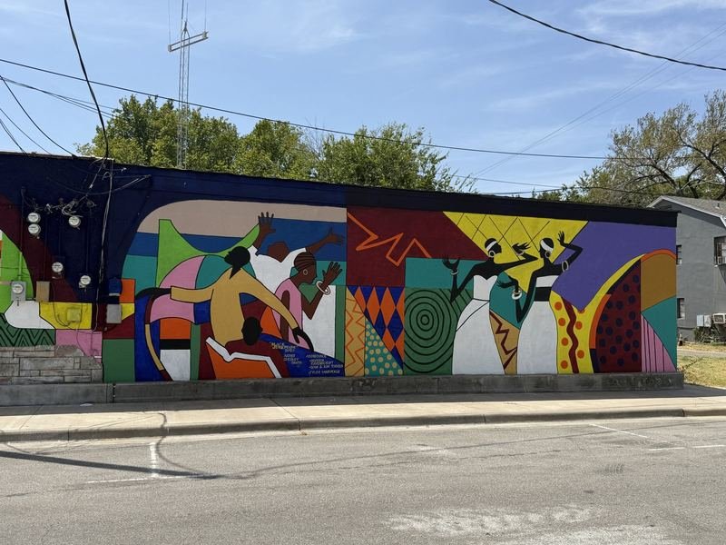 Black June Pride — mural in Waco, Texas