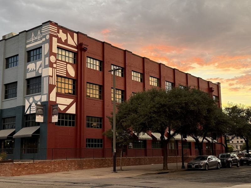 The Pictogram Column — mural in Waco, Texas