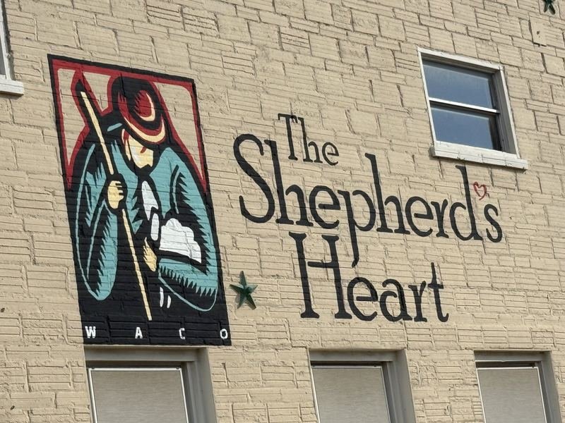 The Shepherd at 205 South 26th — mural in Waco, Texas
