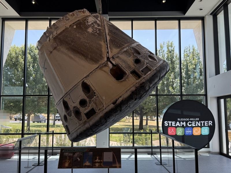 The Building With a Spacecraft in the Lobby — Inside: a Dragon that has actually been to space