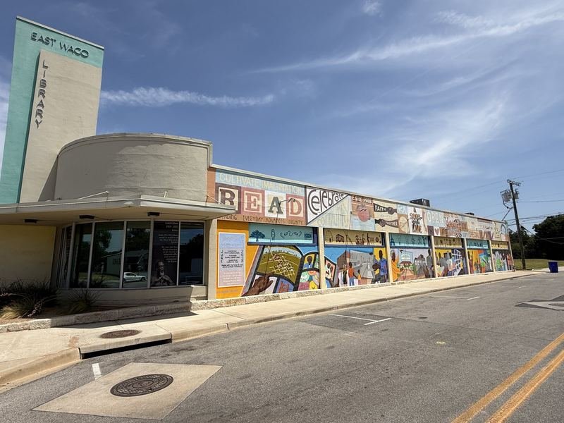 Storytellers — mural in Waco, Texas