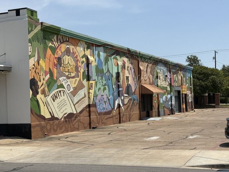 The Tree With Seven Days In It — The other end: PRAY, FAITH, EAST WACO, UNITY