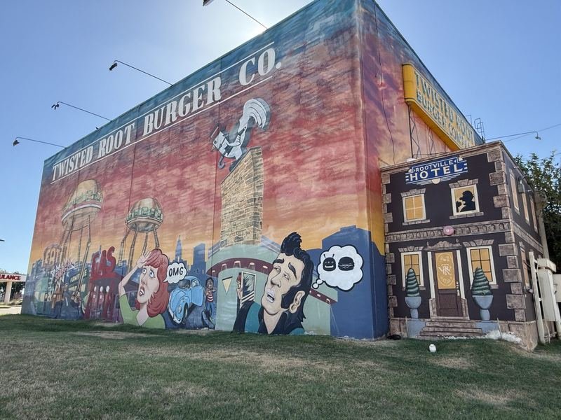 When the Water Towers Attacked — The marquee, riding the sunset