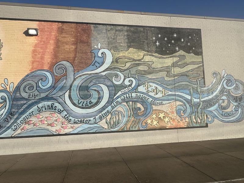 Water on the Thirsty Land — The east end — the waves: “whoever drinks…”
