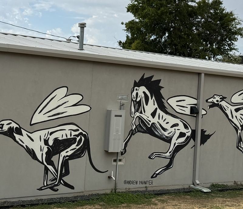 The Winged Hounds — The bathtubs in the grass