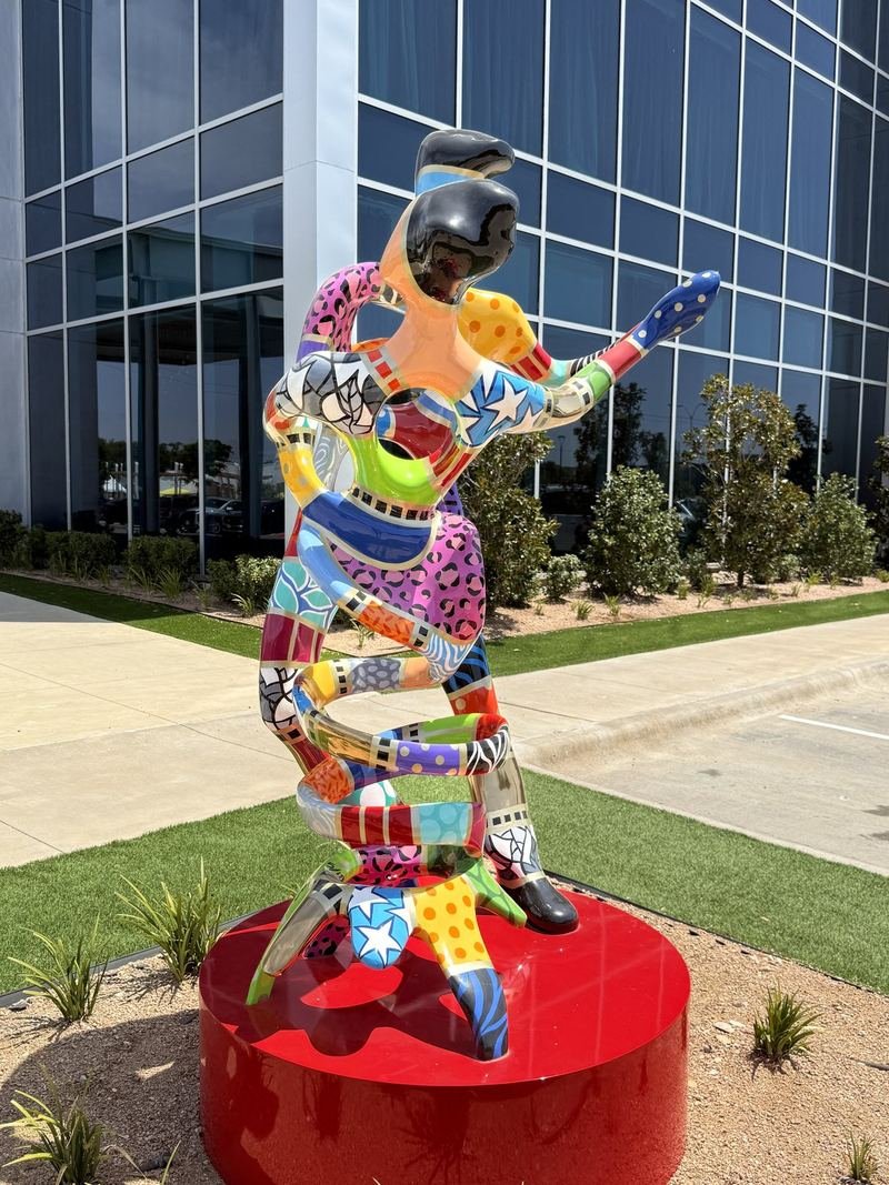The Dancers Who Never Come Down — sculpture in Waco, Texas